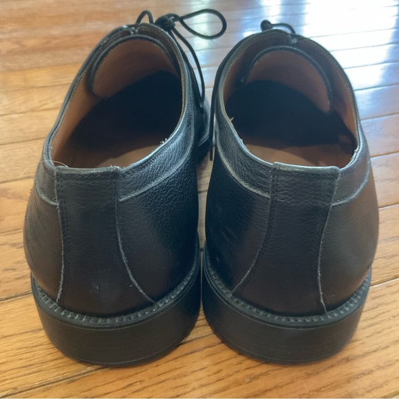 Salvatore Ferragamo Studio Oxford Lace-up Leather Shoe, Black, Men’s Sz 12 - Picture 6 of 12